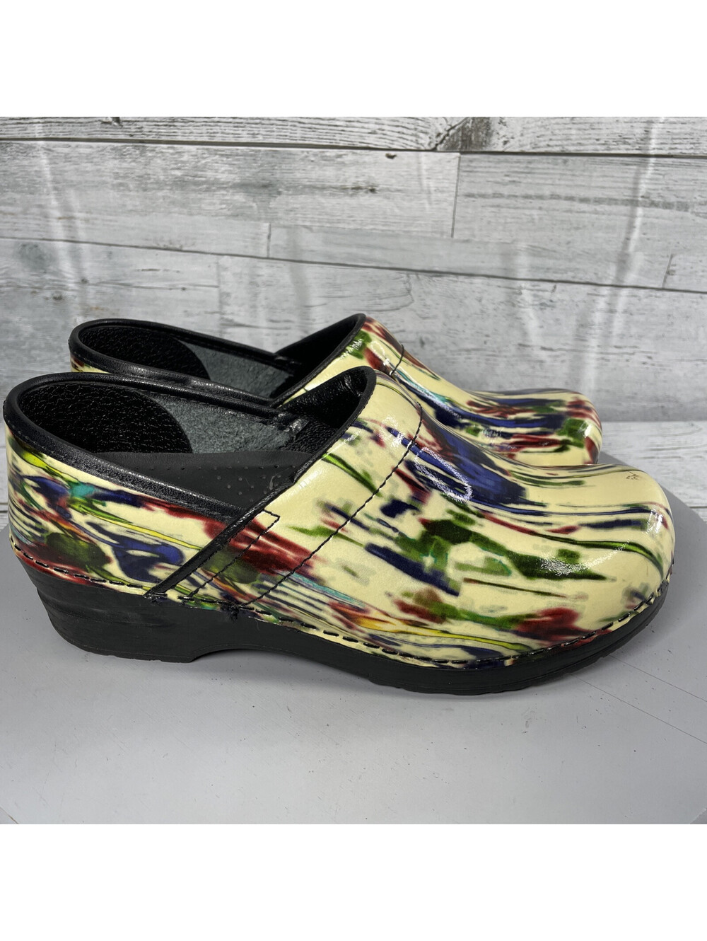 SANITA Tivoli Women's Clog in Multi The original Danish Clogs size 37